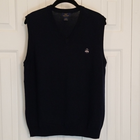 Brooks Brothers 346 Extra Fine Merino Vest - Picture 1 of 7